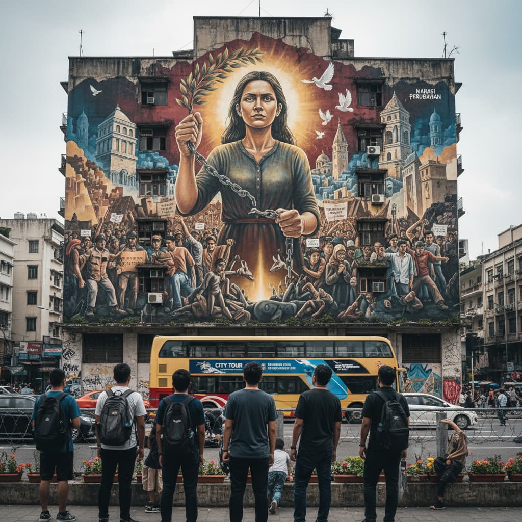 Mural sebagai Medium Perubahan: Menghidupkan Ruang Publik dengan Narasi Sosial